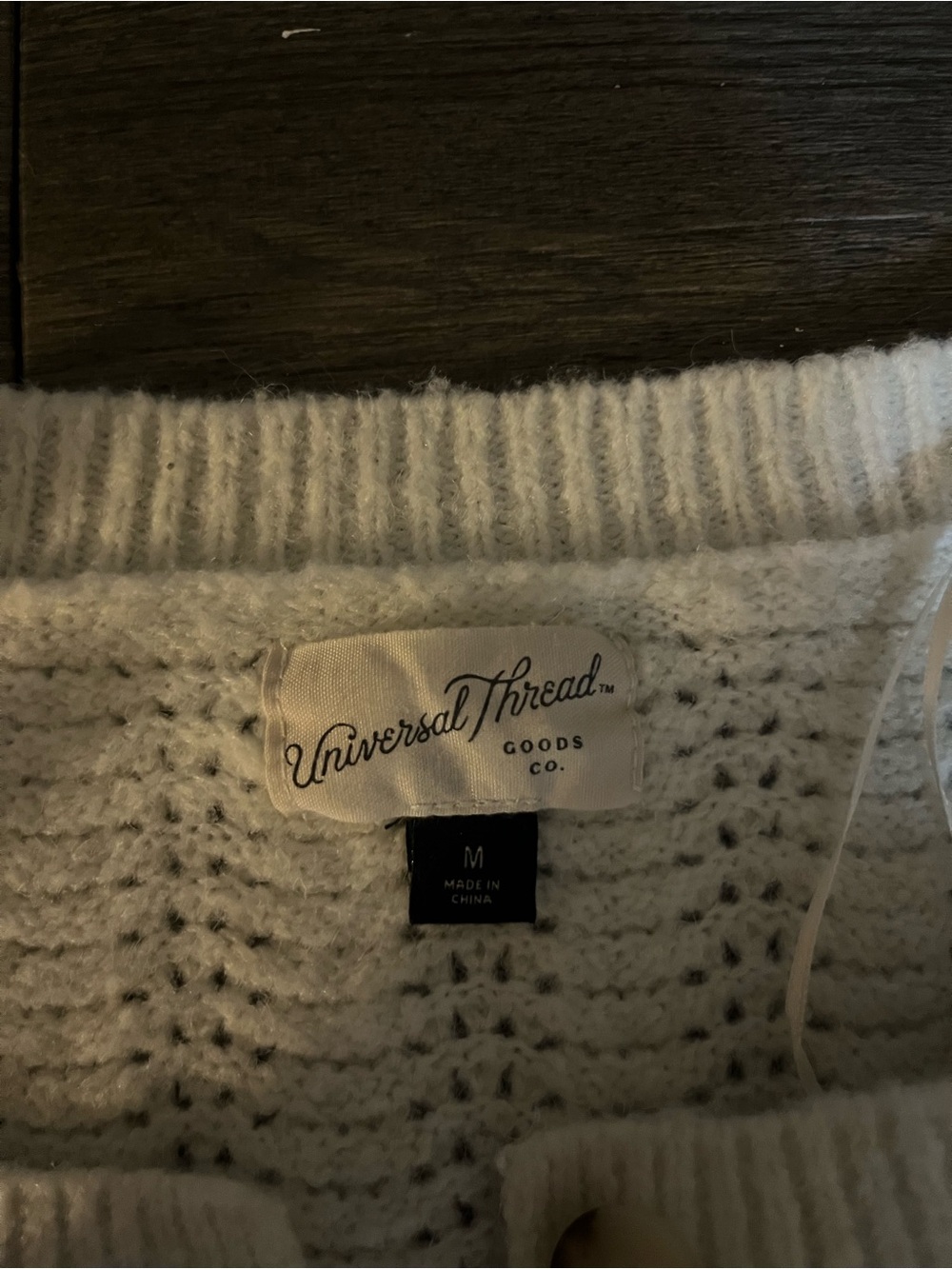 Universal Thread Cream Textured Button-Front Cardigan - Picture 2 of 2